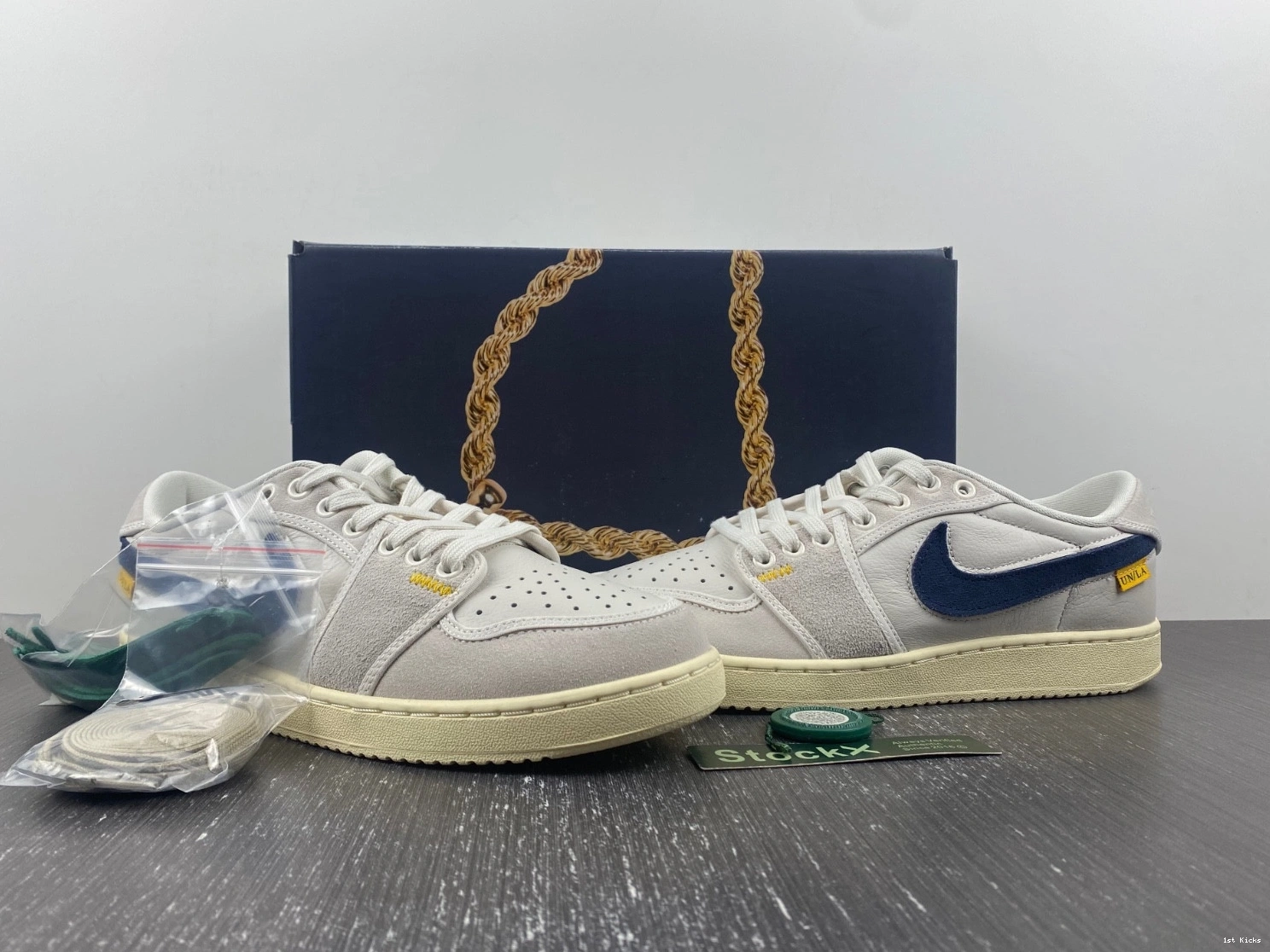 Union AJKO 1 Leather Retro Jordan Sail DZ4864-100 Low SP 0217